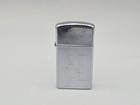 VINTAGE 1970 ZIPPO SLIM LIGHTER FEATHER DIAGONAL STRIPE UNENGRAVED BLANK... — photo 3