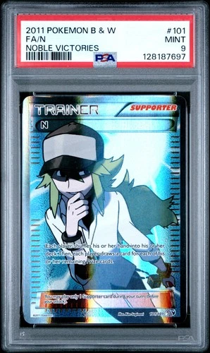 2011 POKEMON B&W NOBLE VICTORIES #101 FULL ART/N PSA 9