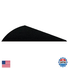 Bohning Blazer X2 Archery Vane 100-Pack Black Target Shooting
