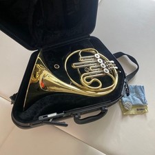 YAMAHA YHR-322II Single French Horn Used With Hard Case Mouthpiece