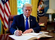 Donald  Trump Oval Office AI Generated Photo MAGA White House, USA 8X10 Print