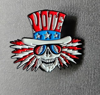 2023 Dead and Company Uncle Sam Vote Pin