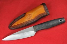 Fiddleback Forge Gaucho by Andy Roy .115" CPM154 Blade, Black Canvas Mi carta