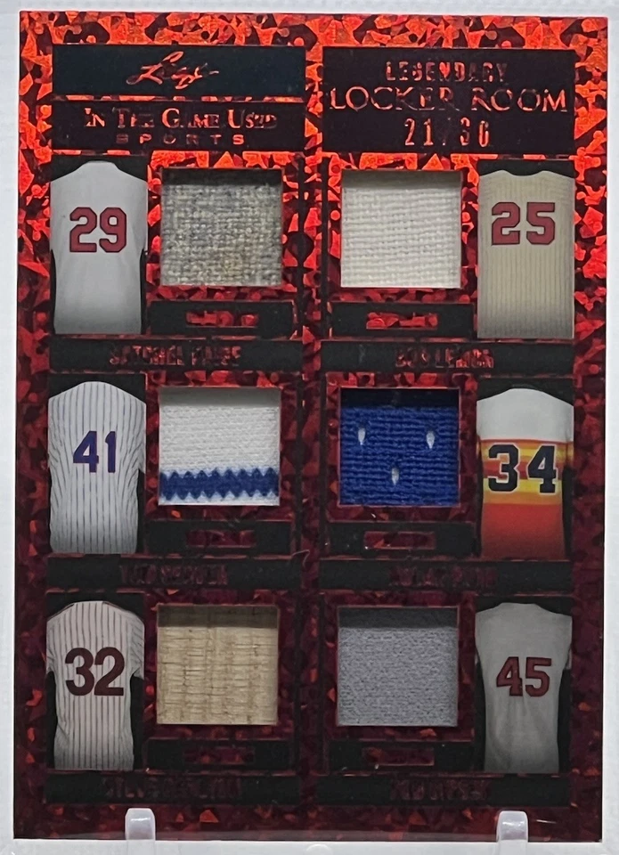 💥RYAN/SEAVER/CARLTON/GINSON/PAIGE/LIMÓN💥2022 HOJA EN EL JUEGO USADO DEPORTES SP🔥 Foto 2 de 4