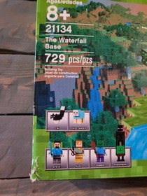 LEGO Minecraft 21134: The Waterfall Base NEW and Factory Sealed, Retired Set