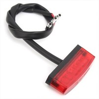 1PC Motorrad 6-LED Mini RüCklicht Rot 12V Brems- & Standlicht Lampe
