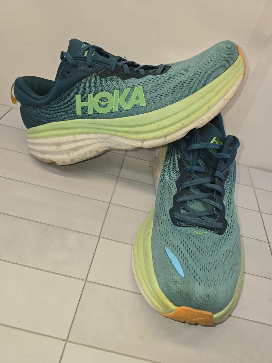 HOKA BONDI 8 MEN\'S SHOES - DEEP LAGOON/OCEAN MIST OCEAN 11.5D HOKA BONDI 8 MEN main image 4