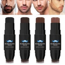 1x Beard Pencil Filler For Men BLACK Beard Moustache Pen Waterproof Long Lasting