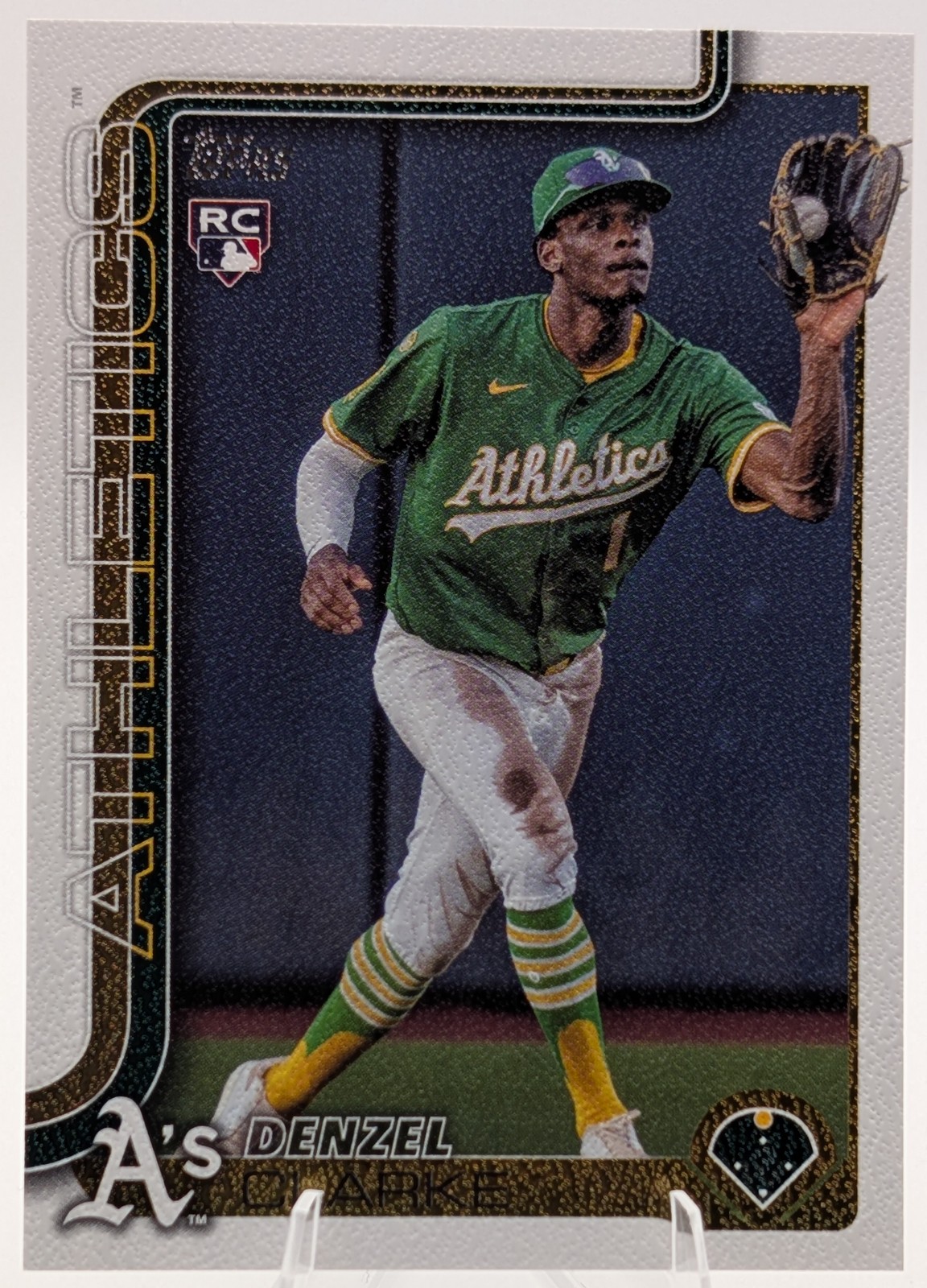 2025 Topps Update Denzel Clarke #/50 Canvas #US14 Athletics