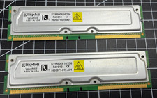 Kingston 512MB Kit, 2 x 256 MB RIMM 800 MHz RDRAM Memory (KVR800X16-16/256)