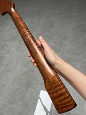 Stainless Large Rosewood 22Fret Satin Roasted Flame maple Electric guitar neck