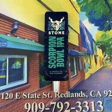 Stone Brewing Tap Handle - Scorpion Bowl IPA 8”