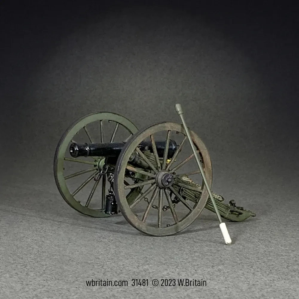 BRITAINS SOLDIERS 31481 - M1841 6-Pound Gun - Diecast Metal Model