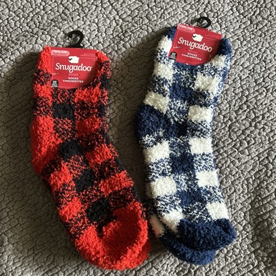 Snugadoo Womens Softness Crew Socks - One Size - 2 pair NWT
