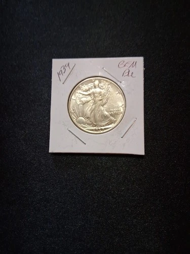 1939 Walking Liberty Half Dollar Silver Gem BU with High Luster. A real beauty