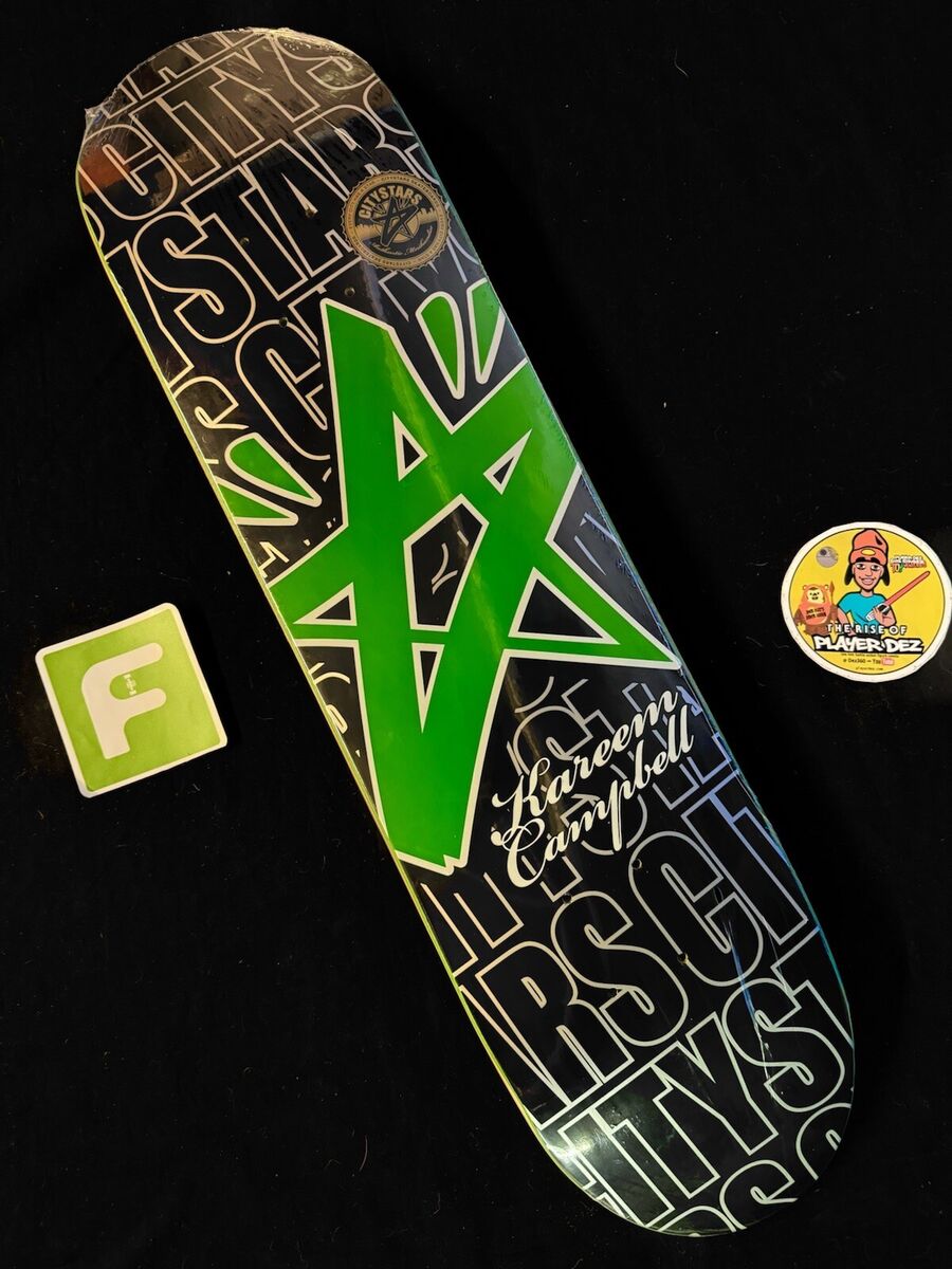 citystars シティースターズ　90s デッキ　ビンテージ　スケボー SUPER RARE City Stars Skateboard Deck Kareem Campbell Pro Model