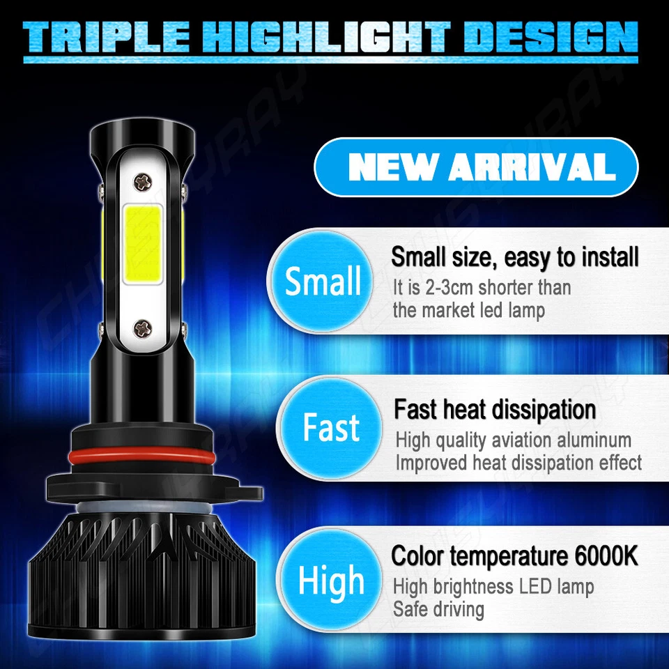 Para FIT Cadillac SRX 2010-2016 Combo LED Faro Alto/Bajo + Lámpara antiniebla - Imagem 3 de 4