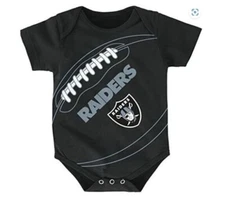 Las Vegas Raiders Black Infant NFL Fanatic Bodysuit