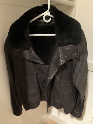 VINTAGE FIDELITY LEATHER JACKET SZ 42