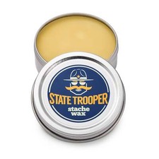 State Trooper Stache Wax - Mustache Wax Medium Hold with All Natural Ingredients