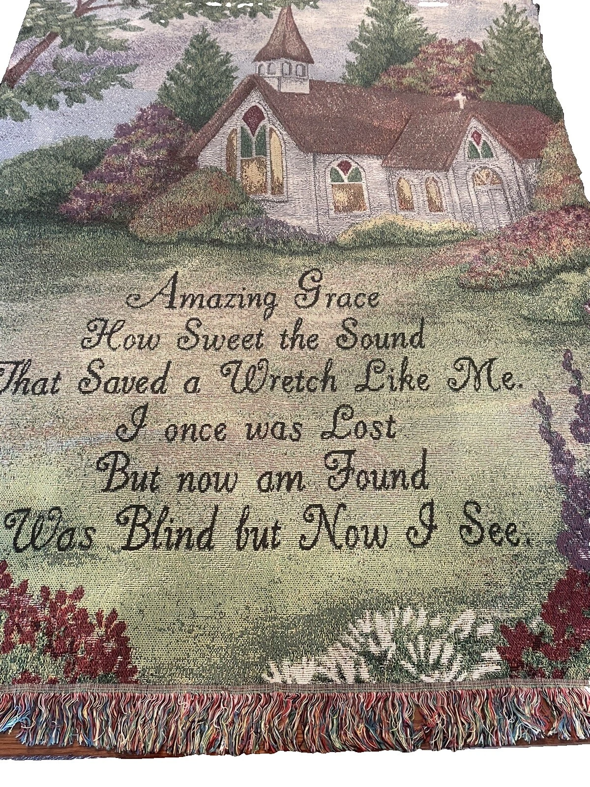 Mescla de Algodão Estampa de Natureza Cobertores e mantas