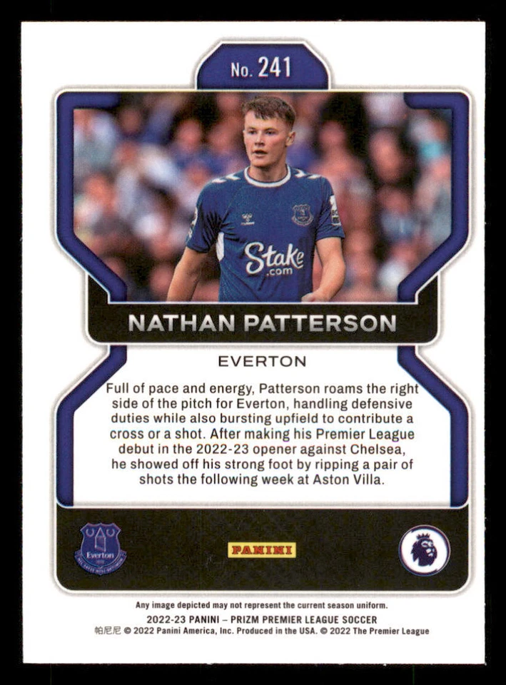 2022-23 Panini Prizm English Premier League #241 Nathan Patterson - Image 2 of 2