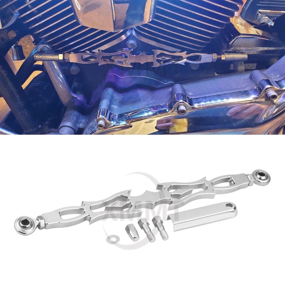 Chrome Spear Shift Linkage For Harley Touring Electra Glide Ultra