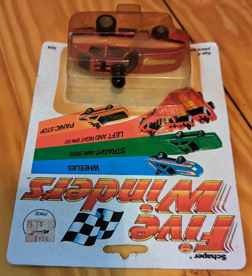 Vintage Schaper Five Winder Datsun Turbo 280ZX Gear Shift Friction Car, Sealed  - Image 3 of 4