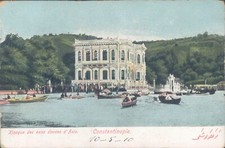 TURKEY Constantinople Sweet waters kiosk view 1900s PC