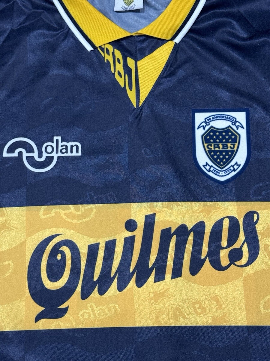 ☆ボカ・ジュニアーズ ビンテージ 1995年 アルゼンチン製 マラドーナ☆ 1995-96 Boca Juniors Olan ReIssue Home L/S Shirt #10 (Maradona)