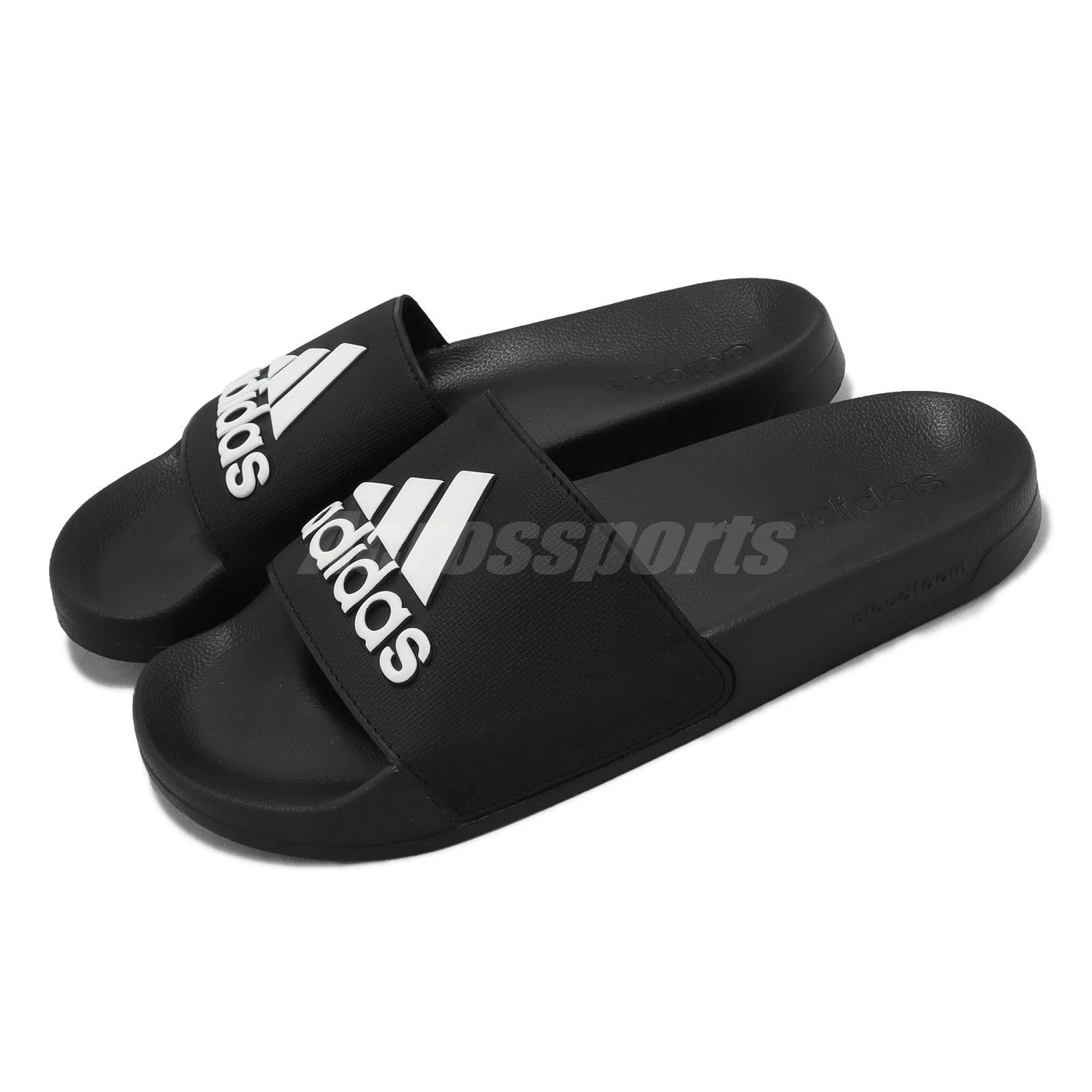 Sandali Adidas Adilette Shower Nero Bianco Uomo Unisex Casual Slip On GZ3779