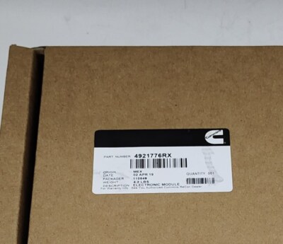 4921776 4921776RX Cummins Engine Control Module ECM ECU 6.7L ISB/QSB 4921776NX
