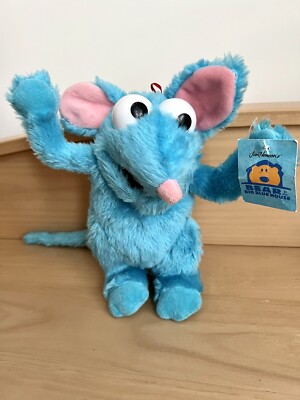 Bär im großen blauen Haus Plüschtier Tutter Maus Stofftier Nanco MIT ETIKETT Jim Henson 