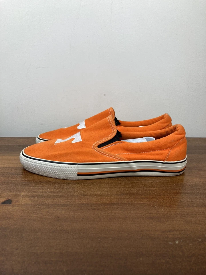 Forever Collectibles Tennessee Volunteers Men’s Size 9 Orange Slip Canvas Shoes - Image 2 of 4