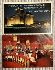 VINTAGE RESORTS INTERNATIONAL ATLANTIC CITY CASINO POSTCARDS