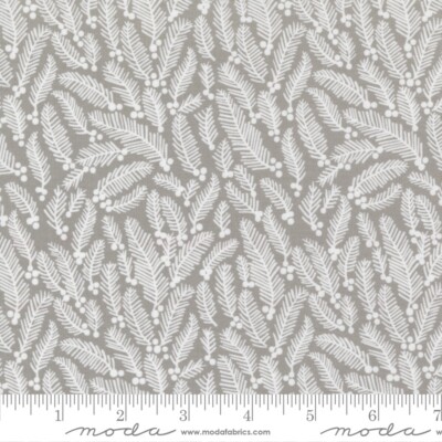 Christmas Eve Sprigs Blenders Dove by Lella Boutique for Moda 1/2 Yard