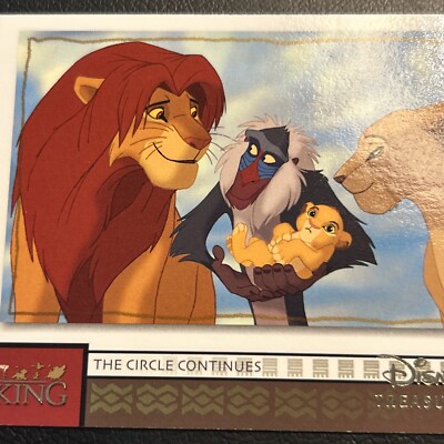 b3b Disney Treasures Lion King 10th Anniversary  2003 Lk9 circle Continues Simba
