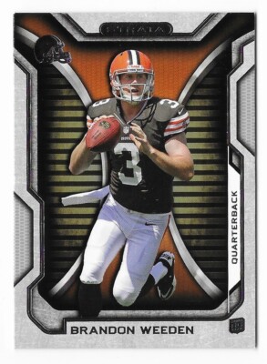 Brandon Weeden 2012 Topps Strata Rookie #73 Cleveland Browns NFL Football Card
