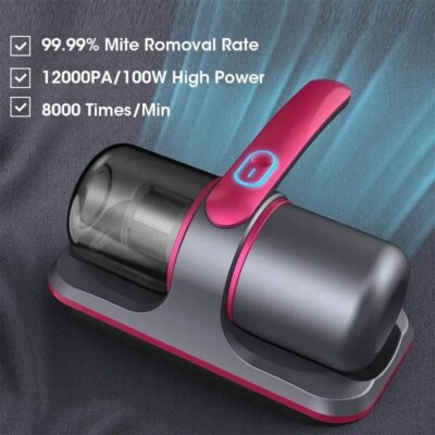 Mite Removal Instrument Vacuum Cleaner 12000PA Handheld Vacuum For Mattress Sofa