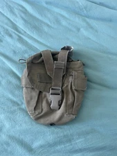 Military Surplus, USMC MOLLE Coyote Brown CANTEEN POUCH, Used