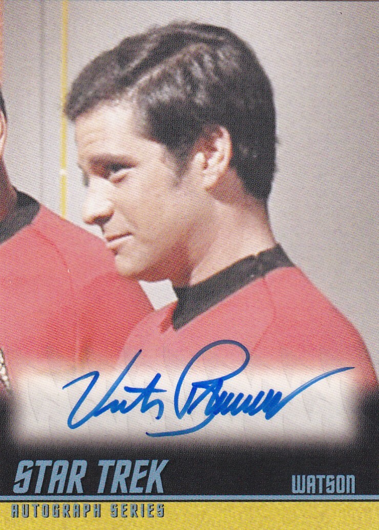 Star Trek TOS Autograph Card A236 Victor Brandt as Watson | eBay