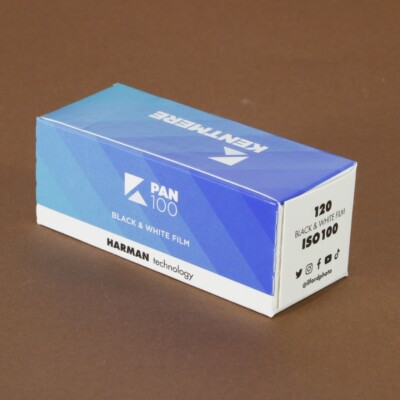 Kentmere Pan 100 - 120 Black & White Film * FRESH DATED *