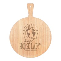 World's Best Pferd Damen Pizza Brett Paddel Holz Lustig Favorit Tiere