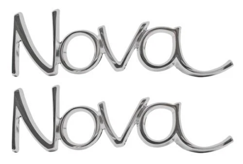 Chevrolet Nova Chevy II 1968-1972 guardabarros/cuarto panel emblemas hecho en EE. UU. Foto 2 de 4