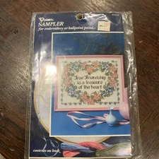 NEW VOGART CRAFTS Stamped ABC Sampler for Embroidery Ball Point Painting 8761R