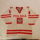 Poland National Team Hockey IIHC Tackla Game Worn / Used Jersey