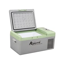  Y16T Portable Fridge 12 Volt Car Refrigerator Freezer for Fishing, 16 Quart