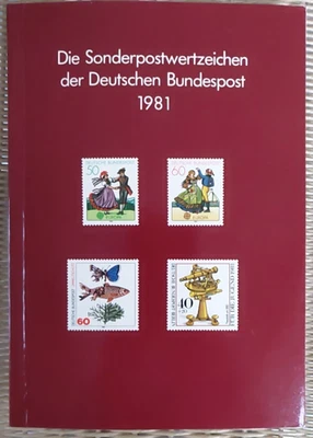 Jahrbuch  1981 Sonderpostwertzeichen der Deutschen Bundespost postfrisch kpl - Bild 1 von 4