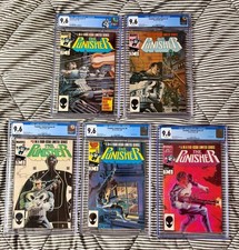 Punisher Limited Series #1, #2, #3, #4 & #5 CGC Lot: all 9.6  Marvel 1986