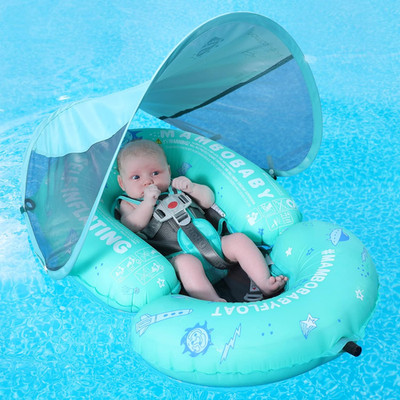 Mambobaby Baby Pool Floats Hammock with Canopy - Portable Swimming Floating Toys